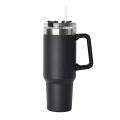 40oz Insulated Tumbler with Straw & Lid – Stainless Steel Double Wall Vacuum Thermal Mug | Hot & Cold Travel Cup | Leak Proof Thermos Flask for Gym, Office & Outdoor. 