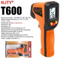 NJTY T600 Digital Infrared Thermometer Laser Thermometer Non Contact Laser Thermometer Industrial Tool. 