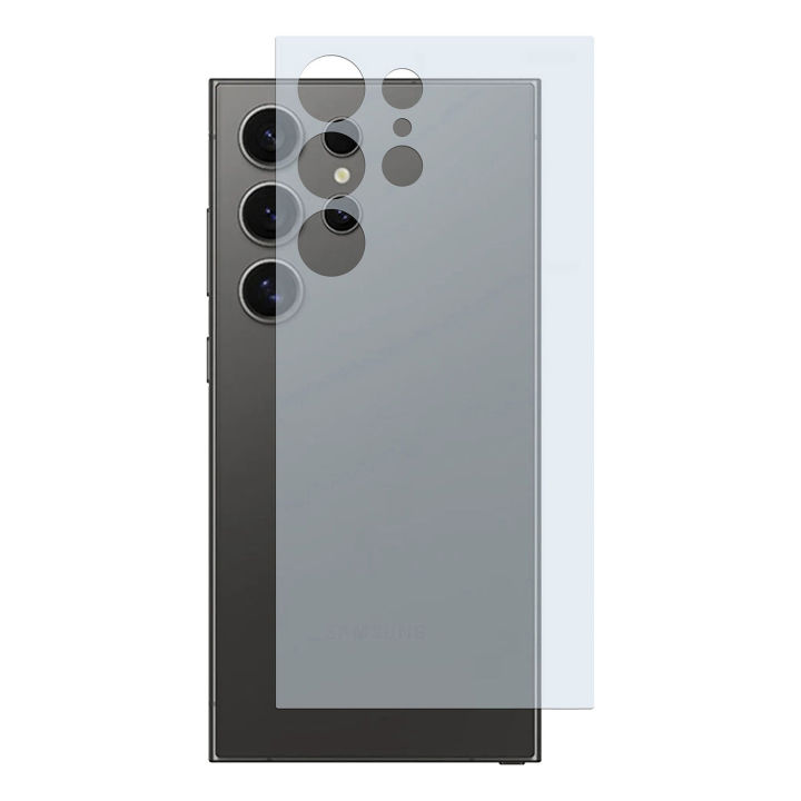 Samsung S24 Ultra Soft Film Protector Back Matte Protector Soft Skin Sheet For Galaxy S24 Ultra