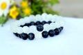 Couple Beats Bracelet Black and White. 