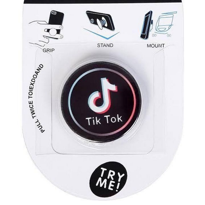Ticktok Pop Socket for Mobiles / Tablets