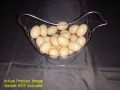 (8 Piece) Artificial Plastic Eggs for Broody Hen - Brown Egg (Light Weight Hollow Egg Shell). 