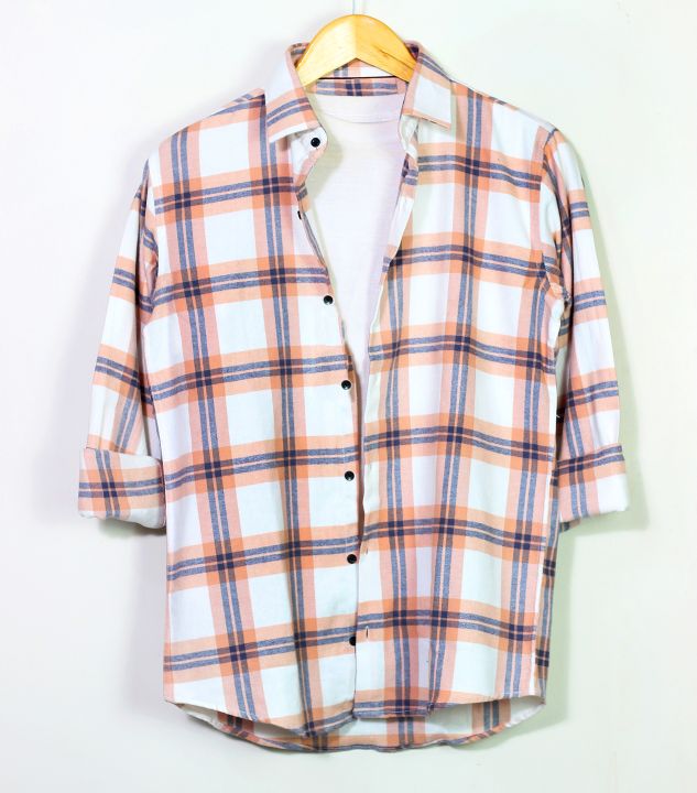 Auditors%C2%AE%EF%B8%8F%20Mens%20Casual%20Wool%20Flannel%20Check%20Shirt%20Pink%20Colour%20100%25%20Pure%20Wool%20Flannel%20Fabric%20For%20Winter%20-%20Code%20AMS-223%20-%20Image%202