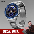 Zero® Legacy Smartwatch 1.43" AMOLED Display | Bluetooth Calling, Magnetic Charging, Health Tracking | Classic Round Dial with Zinc Alloy Body | Ideal for Men & Women. 
