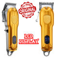 Genuine Professional Barber Hair Clipper / LED Display / Rechargeable Hair Trimmer / Electric Hair Cutting Machine / Cord Cordless Shaving Trimming Machine / Men’s Body Hair Removal Cutting Machine. 