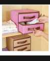 HMT  Foldable Fabric Home Storage Organizer Storage Clothes Scarf Socks Fashion Organizer Box. 