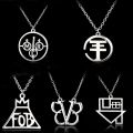 Mqchun Stainless Steel Rock Band Black Veil Brides Necklaces Veil Brides Bvb Merch Fob Logo Men Women Fans Necklace. 