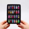 "12 Pcs Glitter Glass Bottle Set for Women - Premium Sparkle for Artificial Eyelashes, Nail Art, and Makeup - Mini Glass Jars with High-Quality Glitter for Eyelash and Nail Decoration - Perfect for Crafting, Fashion, and Party Looks". 