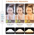 Vanity Light LED Bulbs for Makeup Mirror Stand 10 Bulbs with 3 Light Modes. 