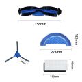 Hepa Filter Main Side Brush Mop Cloths for Cecotec Conga 1090 1790. 