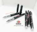 Classical Floral Design Full Metallic Fountain Pen-Black Mingao Fancy Style Smooth Writing Fountain Pen  Sleek Body Ink Pen Perfect Stationery Gifts-2314. 