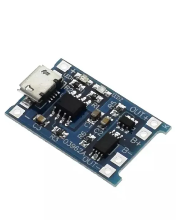 Micro%20USB%205V%201A%2018650%20TP4056%20Lithium%20Battery%20Charger%20Module%20Charging%20Board%20With%20Protection%20Dual%20Functions%201A%20Li-ion%20-%20Image%202