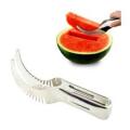 Pack Of 2 Watermelon Slicer Kitchen Gadgets Stainless Steel Fruit Cutter And Tooth Paste Dispenser.. 