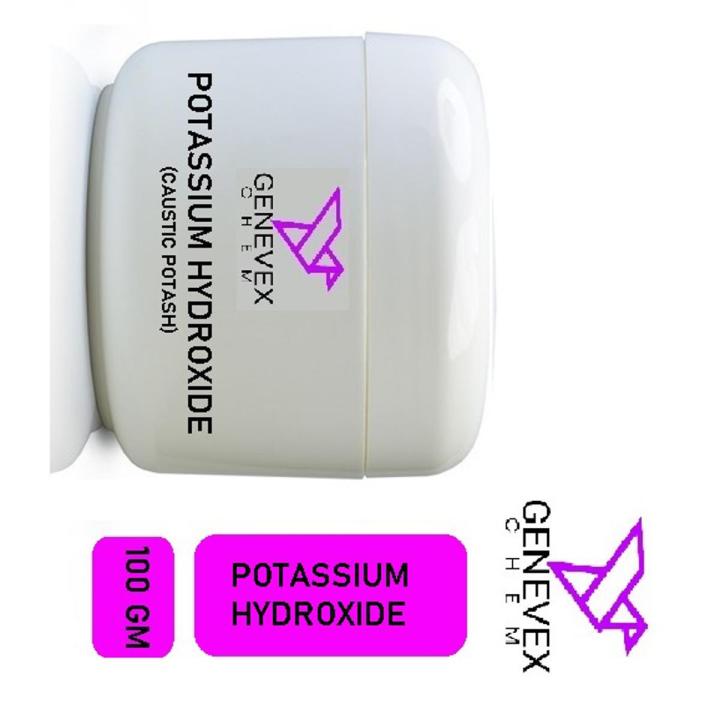 POTASSIUM HYDROXIDE 100 GRAMS (Caustic Potash) (KOH) (Potassium Lye)