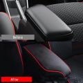Car Center Console Lid Armrest Box Leather Protective Cover Cushion Pad for Toyota Raize 2020-2022. 