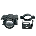 AKE 1-PCS HJG Mini Driving Dragon Eye with RED DRL Motorcycle Led Light 20w Dual Tone 3-Wires Fog Led For motorcycle, Car, Jeep without Flasher. 