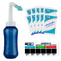 OIMG 300Ml Nose Wash Neti Pot Cleaner Irrigation Detox Rinse Cleaner Nasal Irrigator Saline Spray Nasal Cleaner Sinus Neti Kit For Adults Kids Good Effect And Easy To Use. 