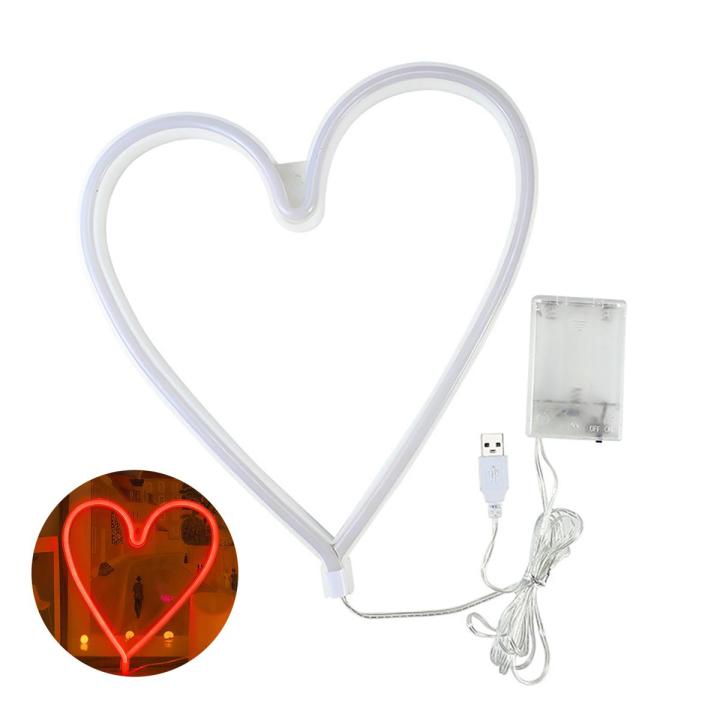 LED Decoration Lamp Low Power Consumption Love Heart LED Modeling Atmosphere Lamp