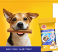 Pedigree DentaStix Daily Oral Care for Dogs Tripple Action 05 sticks. 