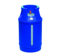 Composite Gas LPG Global Cylinder with Regulator 10 Kg Gas Capacity / Multi Colour/ New Technology/ Fibre Body - Free Bag Included. 