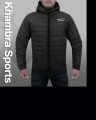 Mens Jackets Zip Up Quilted Bubble Coat Plain Padded Puffer Winter Warm Coats. 