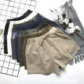 Oversize Shorts Summer Cotton Linen Shorts High Waist Black Shorts Women XL Mini Trousers Casual Basic Short Pants. 