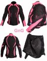 Minarat Women Waterproof Motorbike Motorcycle Cordura Jacket All Weather Armoured Coat. 