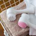 3D Double Sides Silicone Face Cleanser Facial Cleansing Brush Portable Face Cleaning Massage Tool. 