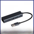 Aluminum Alloy 3.0HUB 100 M Nic Drive-Free Nic +HUB 2.0HUB+100M Mesh Port Type-c Docking station. 