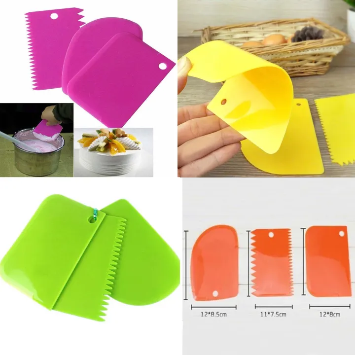 3pcs%20Plastic%20Dough%20Icing%20Fondant%20Scraper%20Cake%20Decorating%20Baking%20Tool%20-%20Image%202