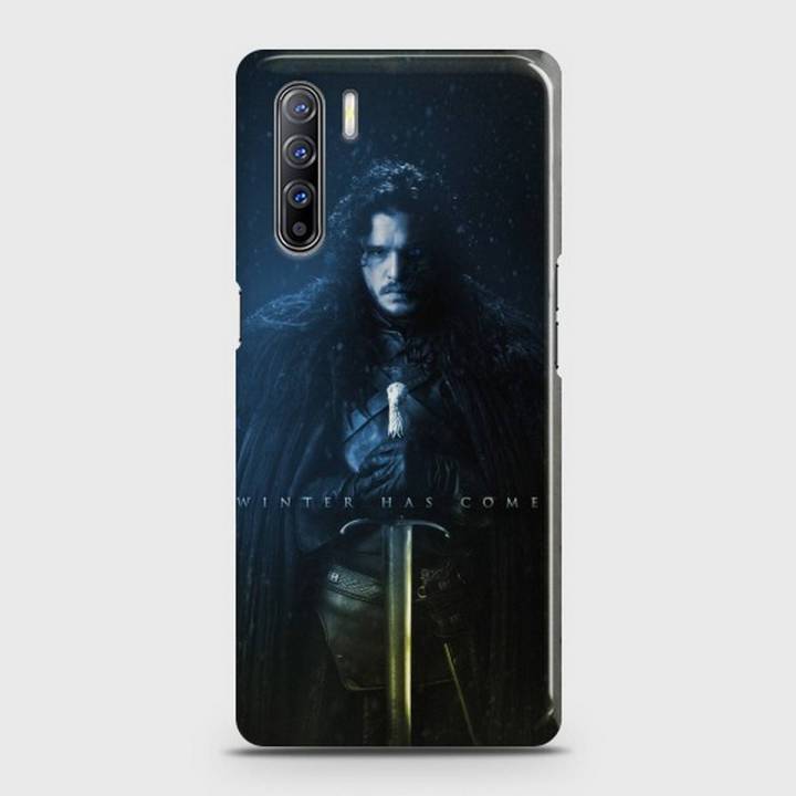 Oppo_A91 Cover - SkinLee HQ Hard Case - Winter Has Come - SKINLEE-601-1-678-479
