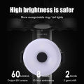 【Footprint】 {Ready Stock}LED MTB Bike Tail Light Rear Safety Warning Lamp 2 CR2032 Battery Included. 