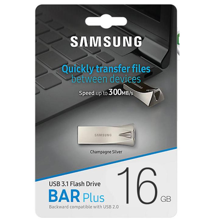 Samsung USB 16GB 3.1 Flash Drive BAR Plus (upto 300MB/s read speed)