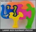 Elephant Puzzle Large Size - Educational Puzzle For Kids and Toddlers. 