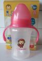 Baby Feeder Wide Nip ple Unique Printing Design 210 ml 8 oz 1" Thick PP Layer With Painted Handle & Cap With Straw &Filter Imported MAQ Brand Made. 