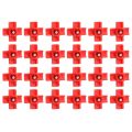 24 Pack Horizontal Side Mount Automatic Poultry Nipples Clean Drinker Waterer for Chicken Or Quail. 