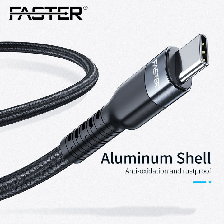 FASTER%20FC-100W%20Type-C%20To%20Type-C%205A%20PD%20Cable%20QC4.0%20And%20PD3.1%20Compatible%20-%20Image%203