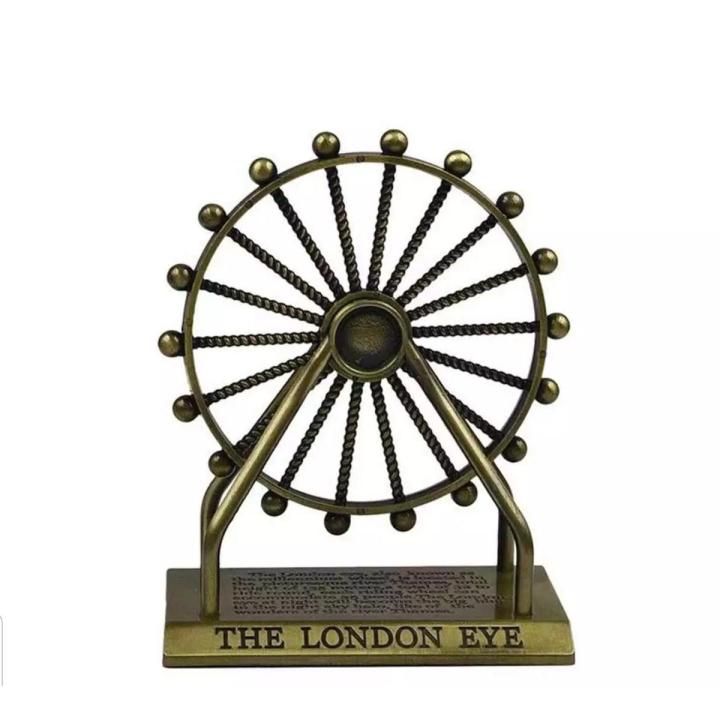 Original Product-HOT sell London Eye Metal European metal iron art creative home living room desk Ferris wheel ornaments