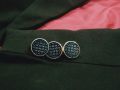 50Pcs of XOXO Shrank Buttons For Coat-KISS Buttons For Formal Wear-Alloy Kundi Button For Coat - Black Coat Buttons. 