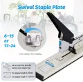 Stapler Machine Heavy Duty 23/24 (240 page staple capacity) Heavy Duty Stapler Machine Stapler Machine for Book Binding. 