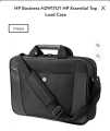 HP 1KM15AA Laptop Case - Black. 