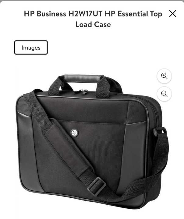 HP 1KM15AA Laptop Case - Black
