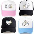 chiikawa Giicawa Japanese Hat Boys and Girls Casual Duck Tongue Mesh Cap Children's Baseball Cap Wusatch. 