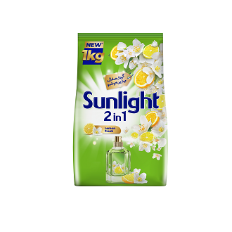 Sunlight 2in1 Washing Powder Green - 1KG (Clean & Fresh)