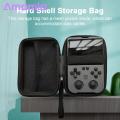 Game Console Carrying Case Shockproof Eva Hard Shell Carrying Case for Anbernic Rg35xx Miyoo Mini Game Consoles Portable Protective Bag Box for Xu10 Zipper Storage Case. 