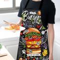 Chef Apron Clear And Real Image Pizza Pattern Kitchen Apron. 
