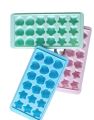 1 Piece Ice Cube Tray Random colors Plastic Ice Tray Sakura Star and Heart Shape. 