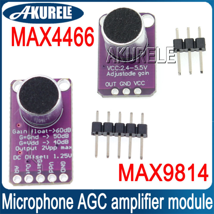 MAX9814 Microphone AGC amplifier module MIC Sound Voice Mitou Sensor ...