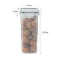 Transparent Pantry Storage Container Transparent Airtight Storage Jar with Lid Vacuum Sealed Kitchen Organizer for Freshness Leakproof Crispers Container Kitchen Storage Container. 