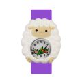 Cartoon Cat/sheep/monkey Watch Children Snap on Slap Wrist Watches Kids Cute Panda Children's Watch Toys for Kid Boy Girl Gift. 